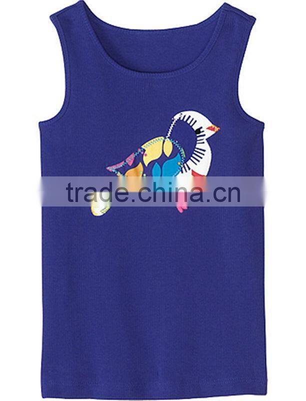 Plain girls pink tank tops