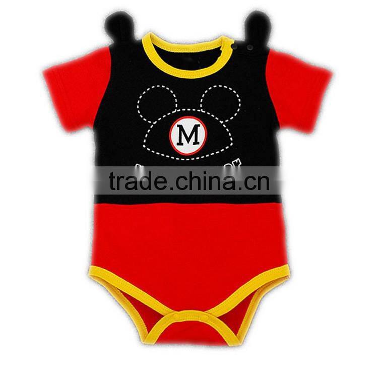 Baby Girls boys triangle climbing romper cotton baby jumpsuit new sleepwear cartoon wear