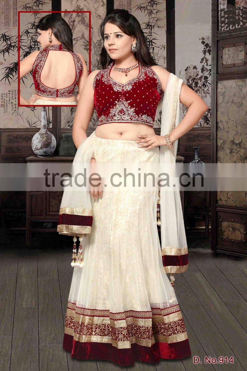 Semi Bridal Lehenga