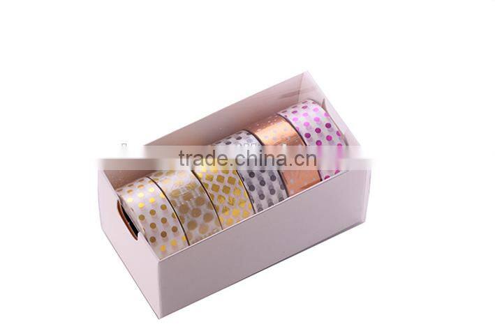6 colors Washi Paper Tape one set decoration paper for dairy