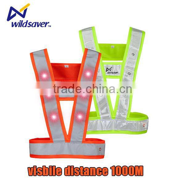 LED safety work wear uniform for electricians workers hi vis at night