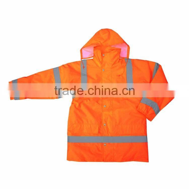 Custom workwear oxford hi vis safety winter 3m jacket