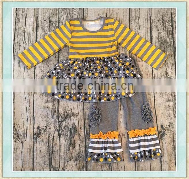 Wholesale indonesia baby girls lace chiffon ruffle outfit fall new clothes