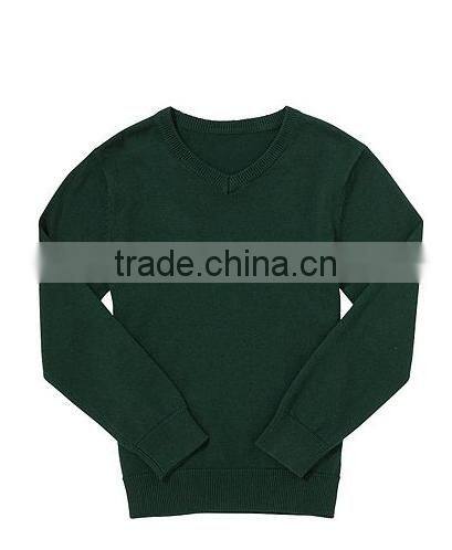 Latest new design unisex brand school uniform jumper factory
