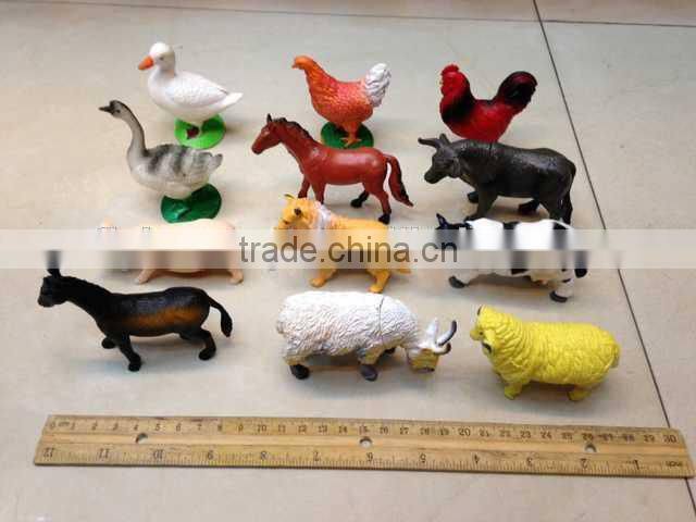 Farm Animal Figure Toy/PVC Farm Animal Models cartoon mini plastic toys