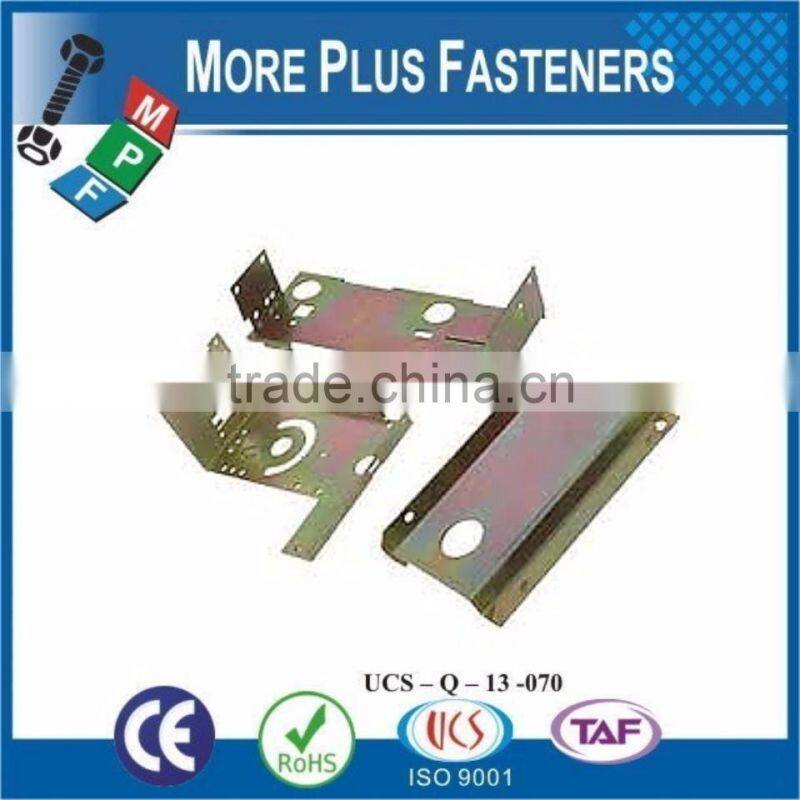 Made in Taiwan Stamping Parts For Connector Brass Material Custom Made Stamping Part