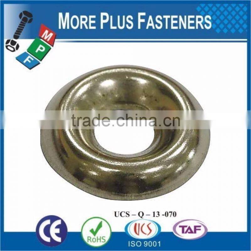 Made in Taiwan Black Steel Brass Plated Stainless Steel Finishing Washer