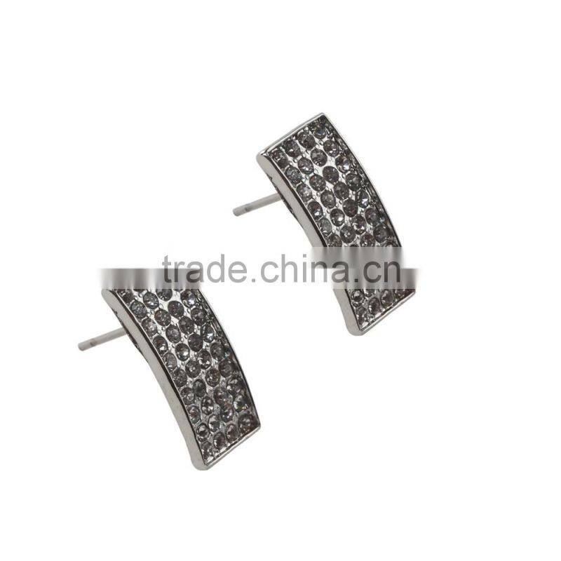 Saudi Jhumka Raw Material Diamond Hiphop Earrings Jewelry Wholesale