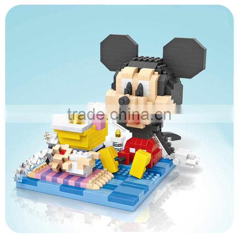 Plastic Intellectual Toys Building Cartoon Blocks for Kids