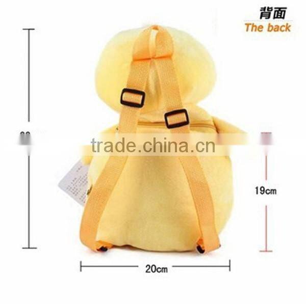 Funny colorized plush bag for kids/kids plush handbag