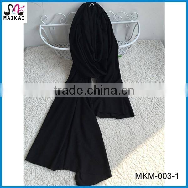 Classic check design silk modal tartan plaid hijab scarf