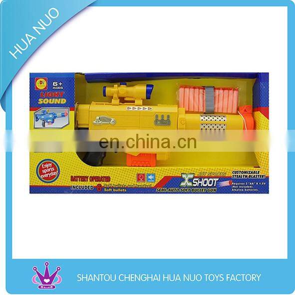 High quality sport toy soft gun for child's