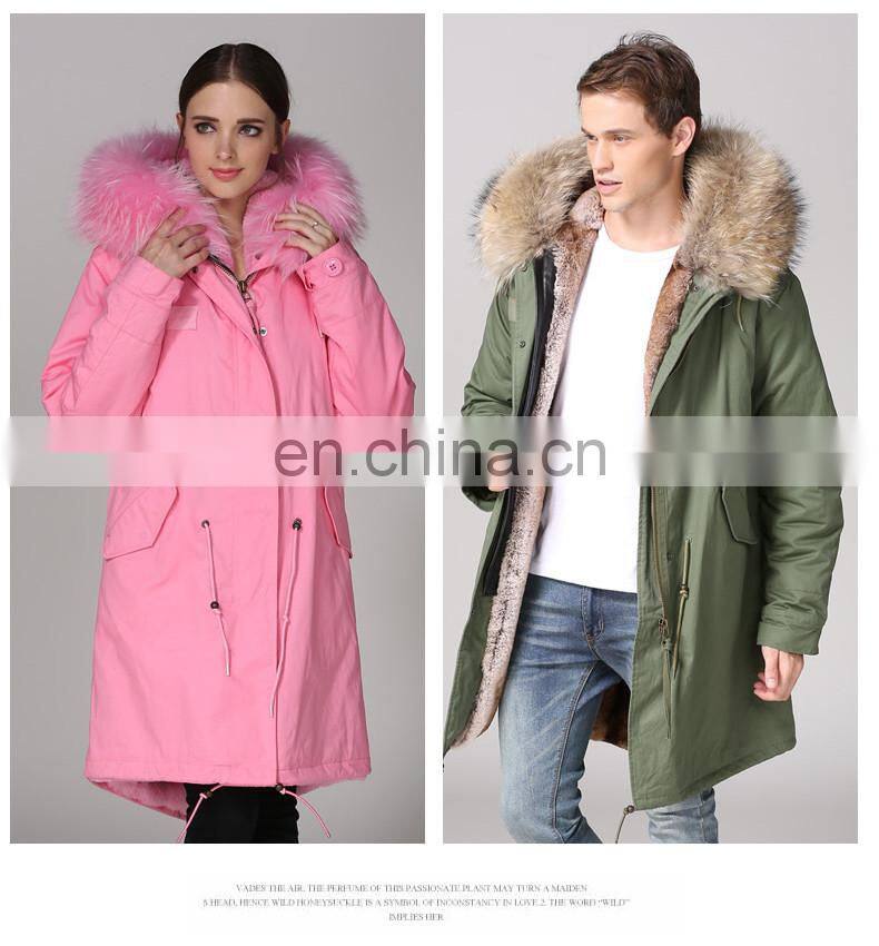 New Collection Ladies Winter Coats And Men long parka plus size for couple lover