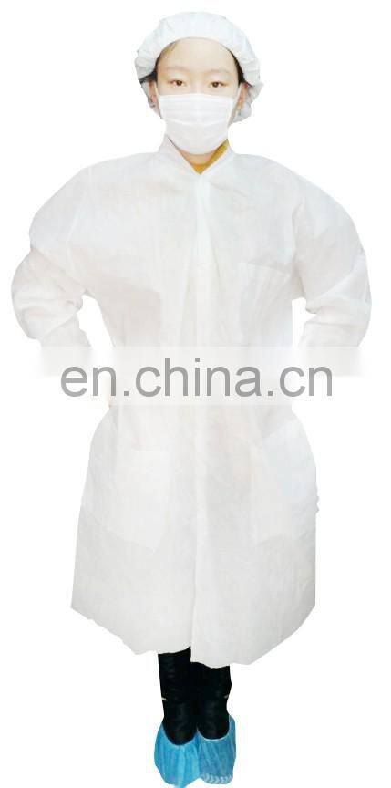 Disposable SMS Doctor Coat/ non woven surgical coat