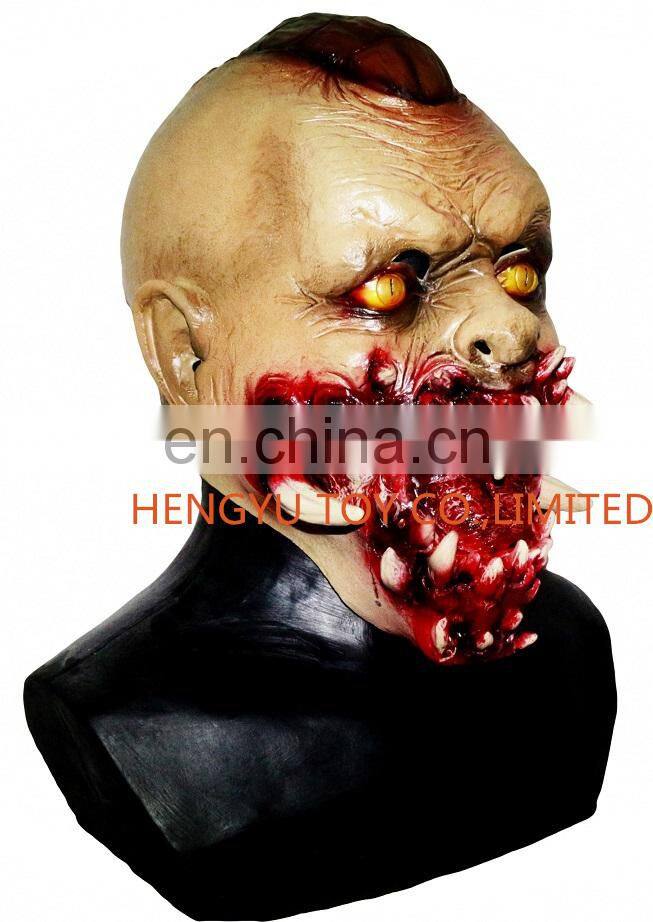 Alien Peeling Scary Clown Face Horror Monster Adult Latex Halloween Mask