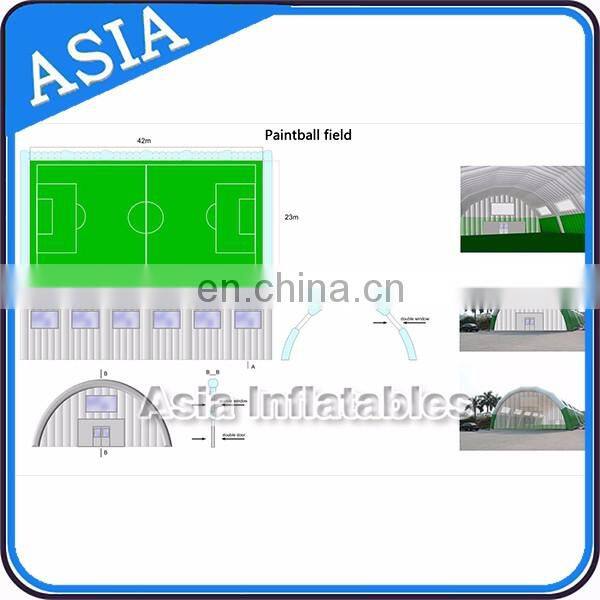 Big Inflatable Paintball Tawn Dome Tent For Sports