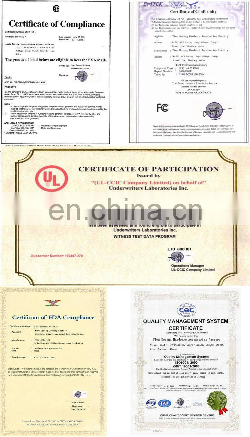 3# 5# ideal brand brass fire retardant zipper