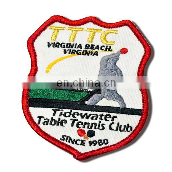 Customized iron glue embroidery patch
