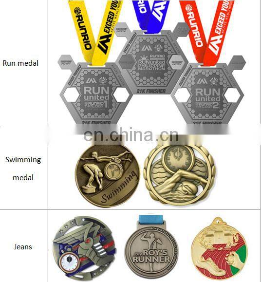 Custom cheap 3d sports metal medal for tour DE France