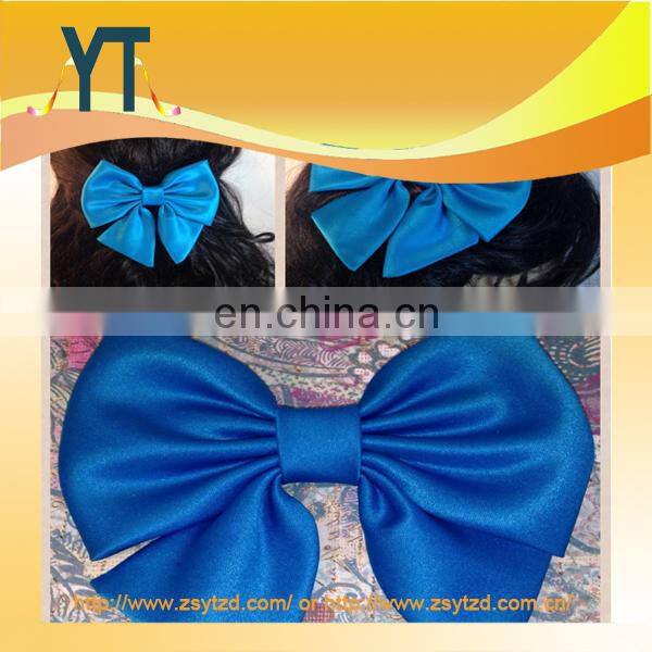 Many Color Big Stain Noble Hair Bow/Barrette/Hair Pin With Various Clip