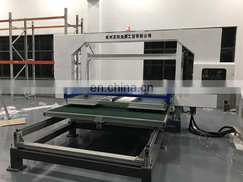 D&T CNC circular blade sponge cutting machine thermocol cutter