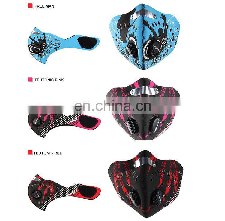Custom logo neoprene outdoor sports mask with multiple colors to choose