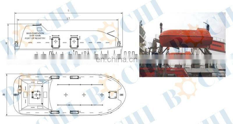 CCS&SOLAS Fiberglass Lifeboats