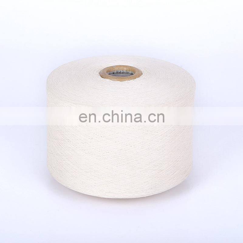 Wholesale manufacturing 21s crochet milk Ring Spun white pima organic cotton knitting yarn