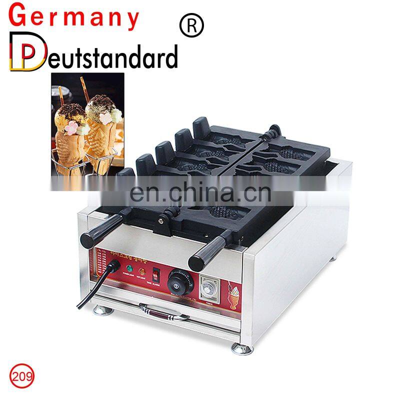 2016 new design open mouth fish to fill in ice cream waffle machine/waffle baker/taiyaki machine