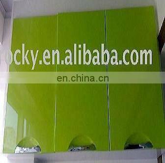 qingdao 4mm super white acid etched back painted glass