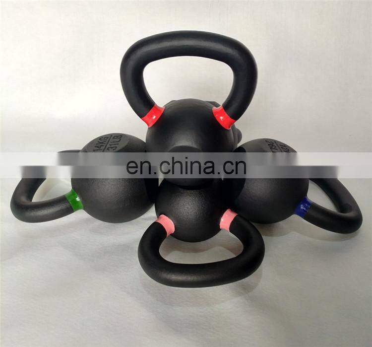 Wholesale Black Powder Coated Cross fitness Kettlebells