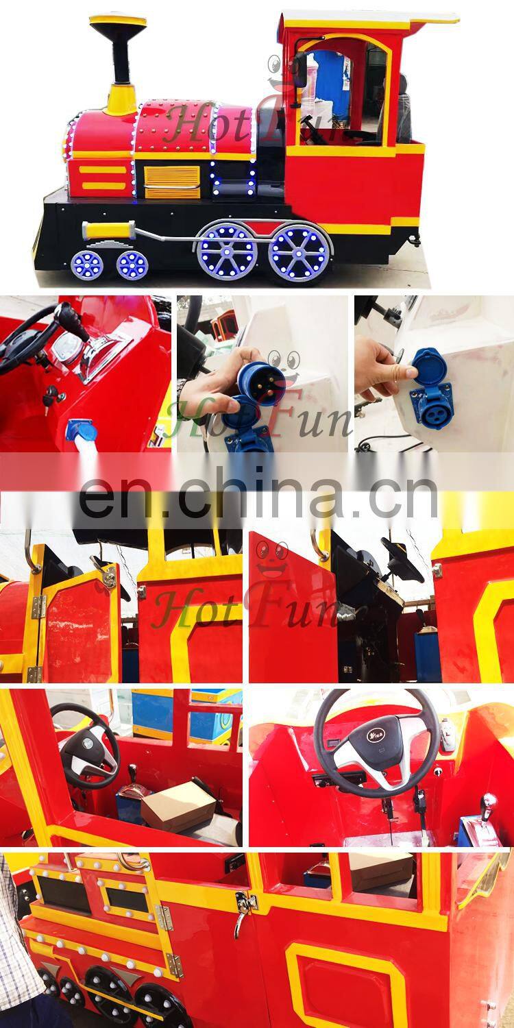 18/24/42 Seats Kids mini sightseeing Equipment amusement park ride electric trackless train