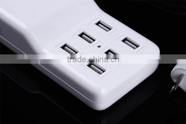 hot new products for 2015 6 port usb charger,5V 12A usb wall charger,6 usb universal charger,wall charger