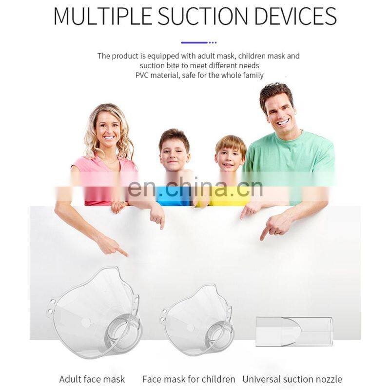 Home Inhaler Nebulizer Low Decibel Ultrasound Atomizer Handheld Adult&Kid Portable Micro Mesh Atomizer High Low 2Gear Humidifier