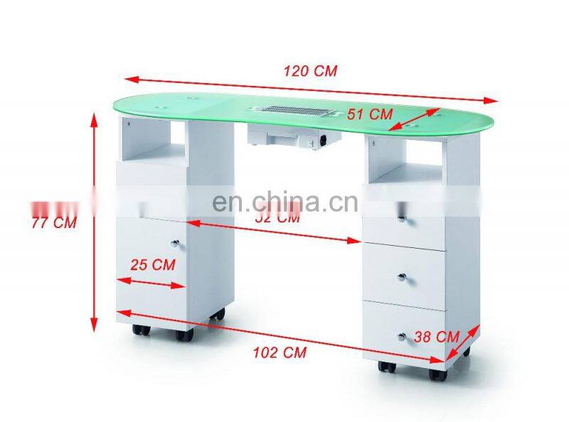 nail table manicure desk beauty furniture