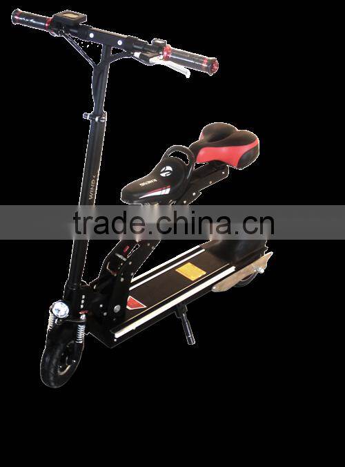 Foldable electric mobility scooter with two seat