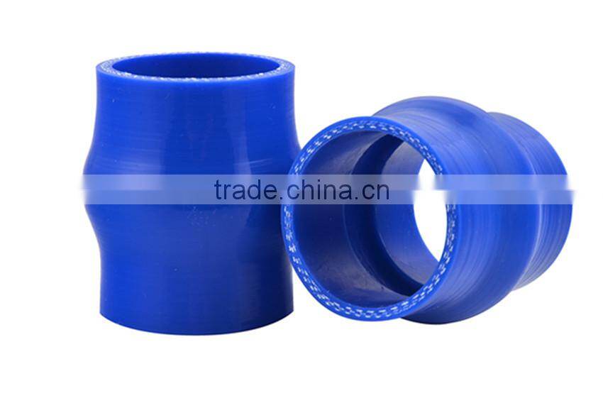 large diameter id 127mm 5"blue color hump hose high temperature flexible turbocharger silicone hose coupler