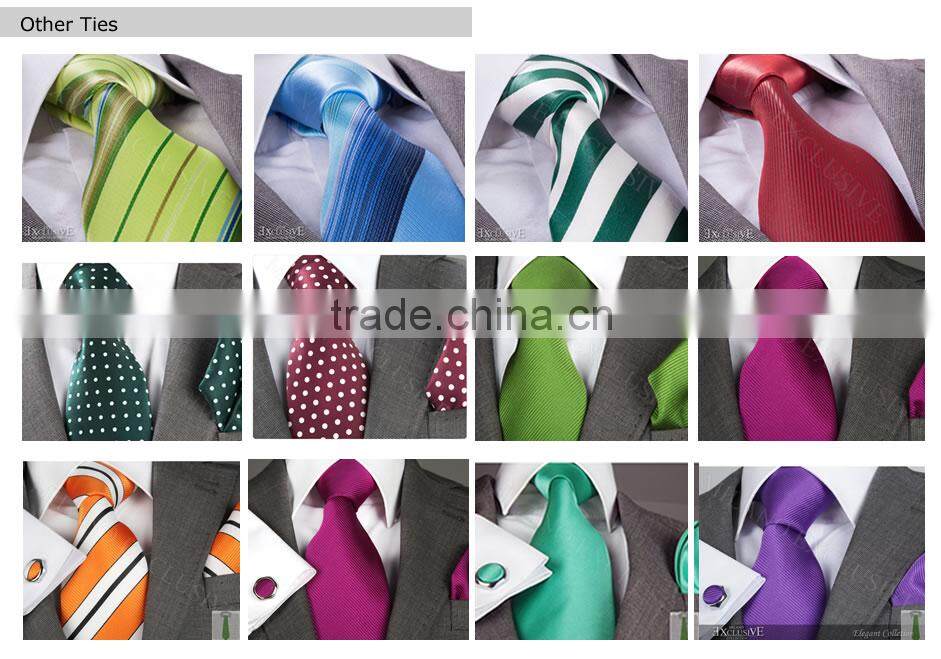 Orange White Striped pocket square and cufflink set neck tie, corbata, gravate, krawatte, cravatta, fashion tie