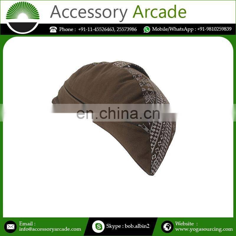 100% Cotton Canvas Half Moon Shape Yoga Massage Cushion Buy From Lead Supplier