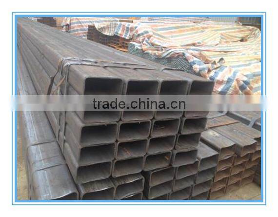 Rectangular steel pipe black