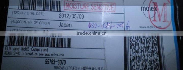 55763-3070 557633070 connector new and original CONN PLUG 30POS VERT DL 2MM SMD