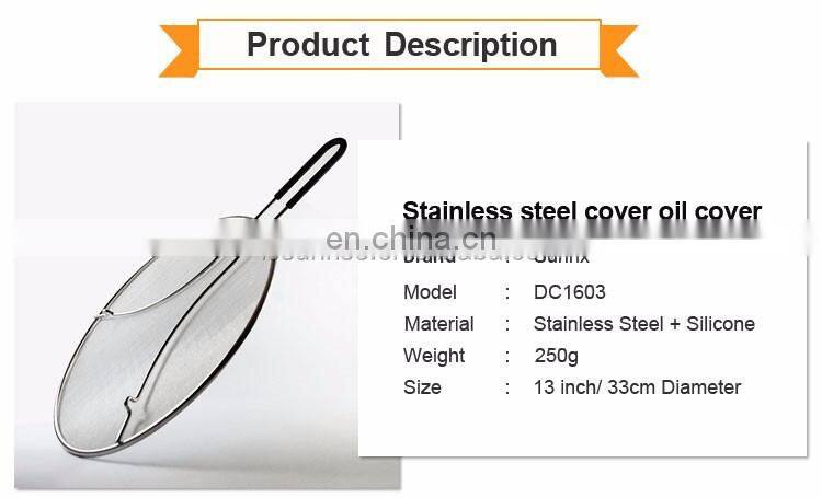 Stainless Steel Fry Pan Splatter Screen Guard