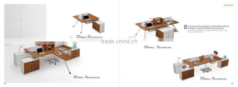 modular workstation/China 4 people office workstation office workstations modular/office cubicle workstation KA-08