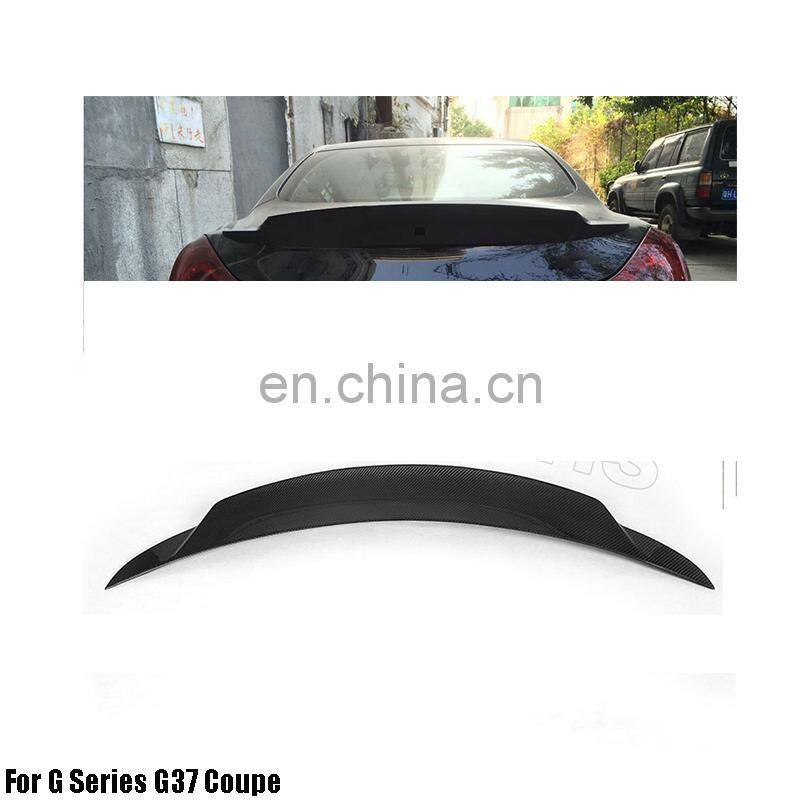 Carbon Fiber Car spoiler For G Series G37 Coupe 2009-2013 Rear Spoiler
