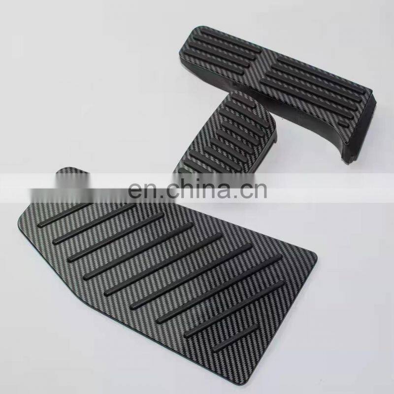 Car Accessories Metal Foot Pedal Pads Carbon Fiber Brake Accelerator Pedal Gas Brake Car Pedal Pad For Suziki Jimny