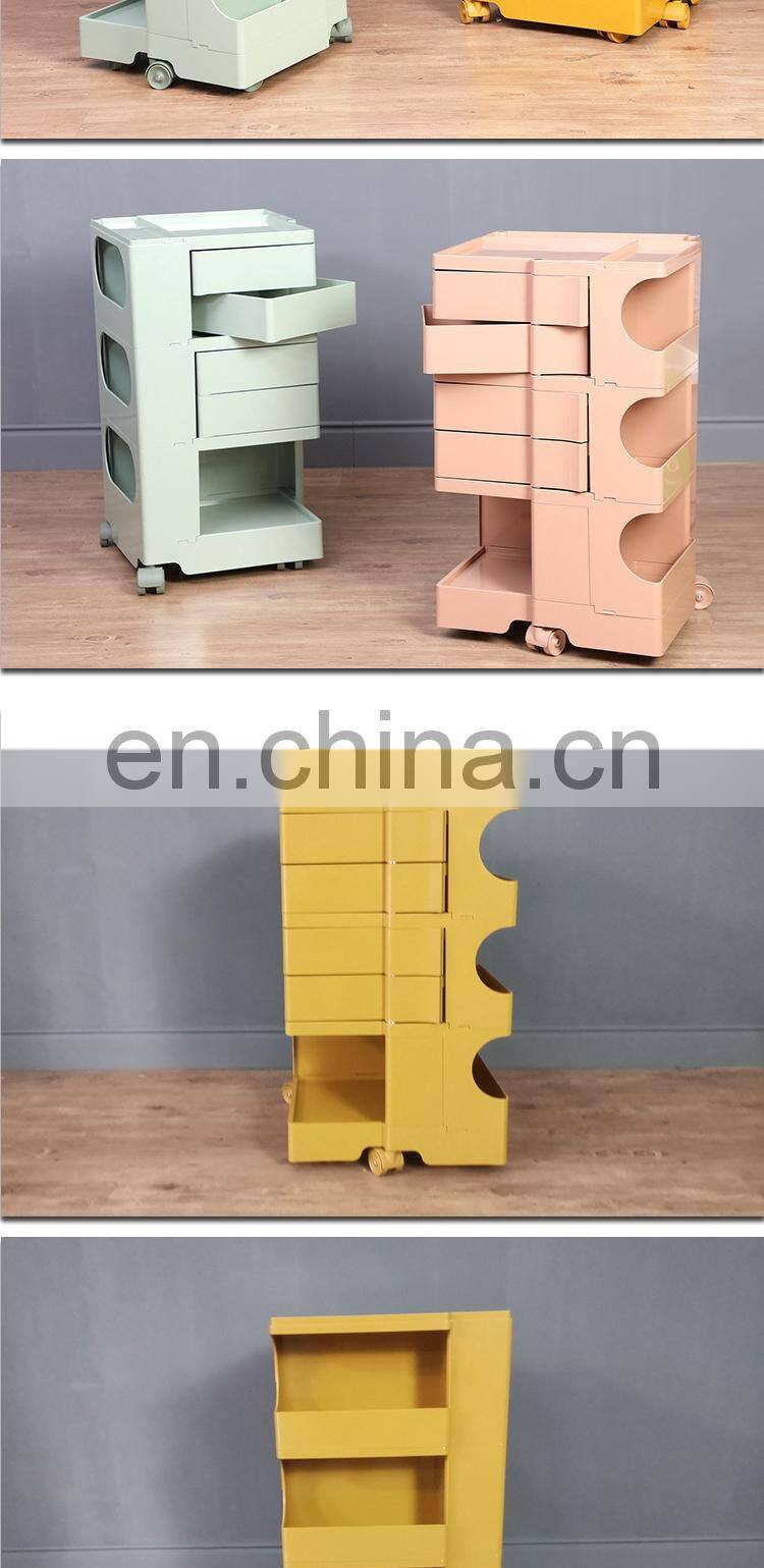 Tool cabinet trolley rotating grocery cabinet ins good quality nice look Rotating cabinet trolley