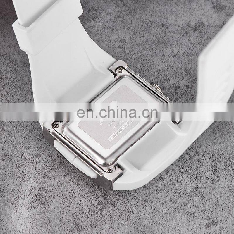 OHSEN AD0518 Men Quartz Watch LED Dual Digital Luminous Hands Wristwatch