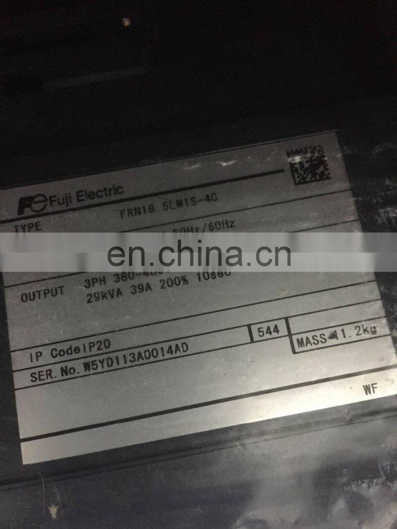 FRN18.5LM1S-4C High Frenquency Fuji 18.5KW inverter 380-480V for Lift