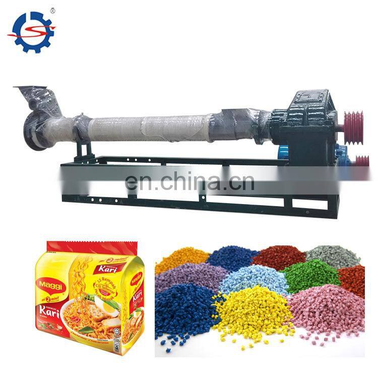 plastic bottle flake pelletizing line pet recycle granulating machine