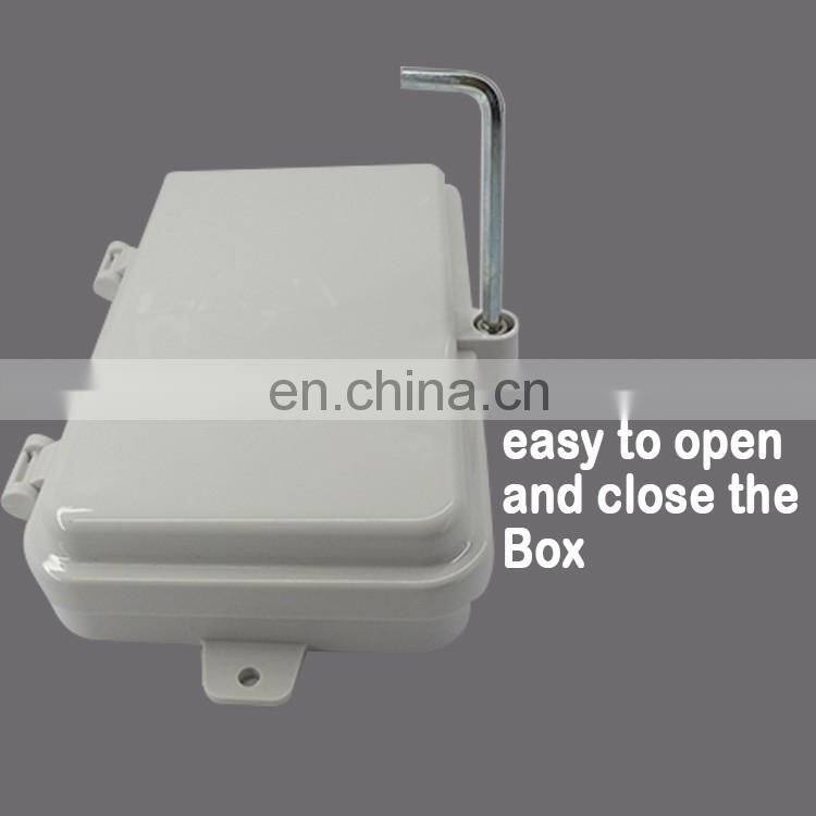 6 cores FTTH outdoor waterproof PLC Splitter fiber optic terminal distribution box ftth